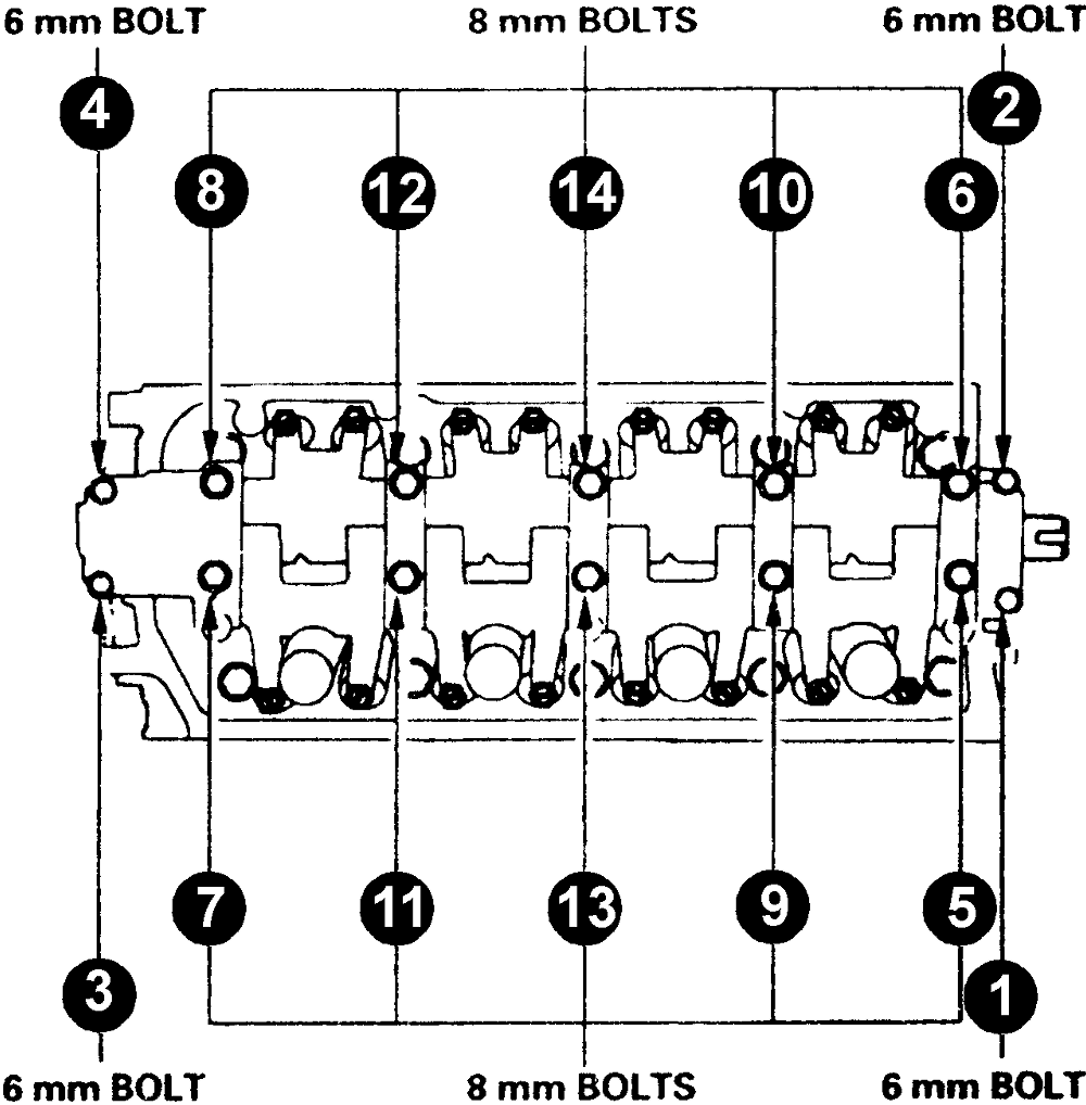 Honda Civic, Del Sol 1996-2000 Rocker Arms-Shafts Repair Guide Removal and Installation