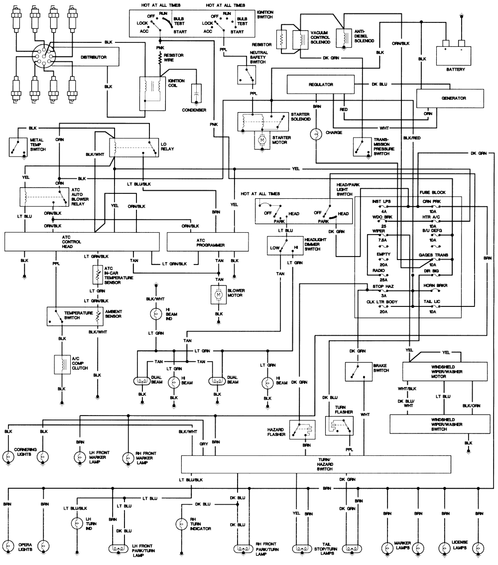 1995 Cadillac Deville Alternator Wiring Diagram from www.autozone.com