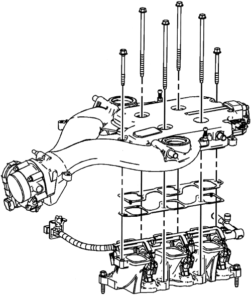 SRX 2004-2005 Intake Manifold Repair Guide Removal and Installation