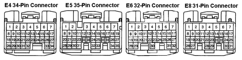 Toyota Avalon, Camry, Camry Solara 2001-06 Connector Pin Identification Repair Guide