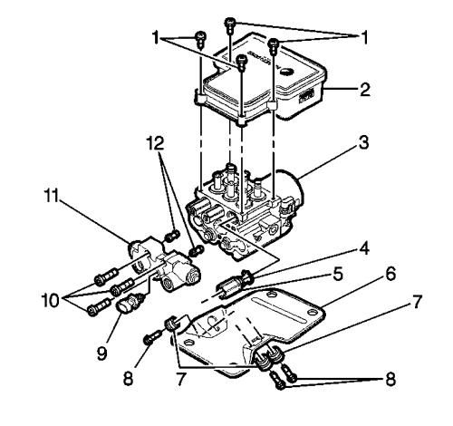 Avalanche Sierra Silverado C K Series 1999 2005 Brake Pressure Modulator Valve Repair Guide Autozone
