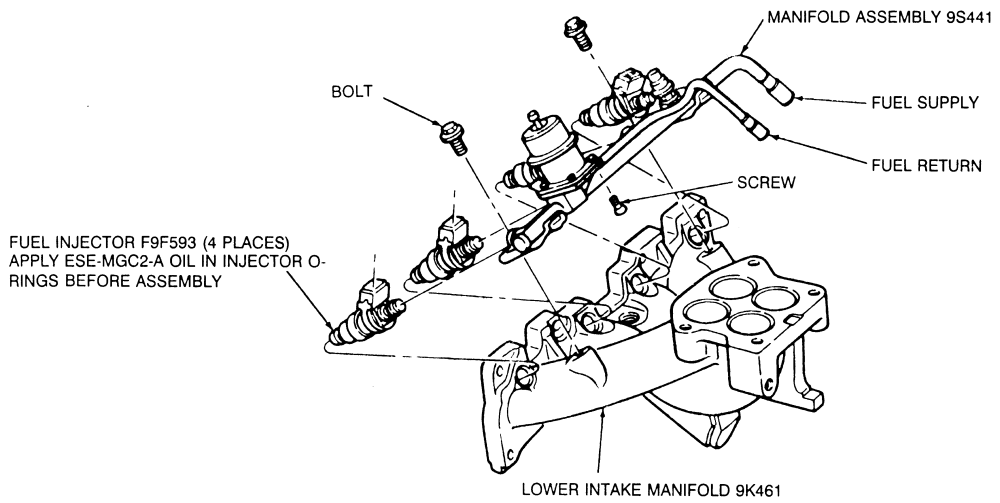 Mazda B-Series 1998-06 Fuel Rail (Supply Manifold) & Injectors Repair Guide Removal and Installation