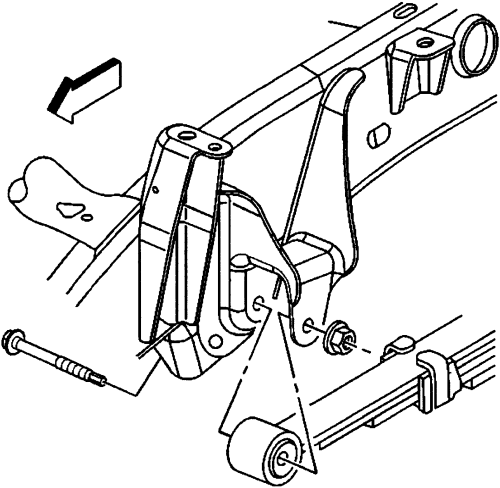 Avalanche, Sierra, Silverado, C&K Series, 1999-2005 Leaf Springs Repair Guide Removal and Installation