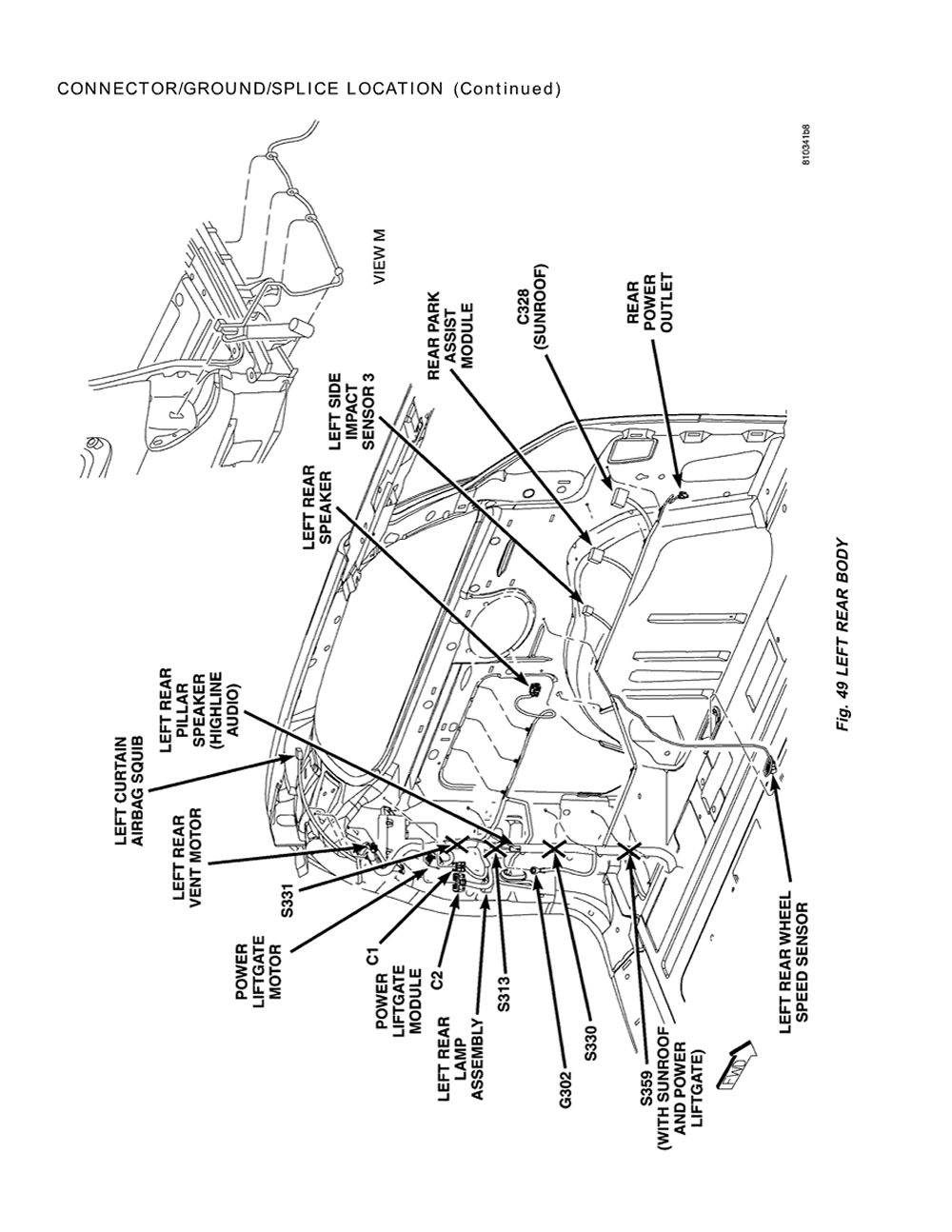 Caravan, Town & Country 2006-2007 Connector Ground Locations Repair Guide