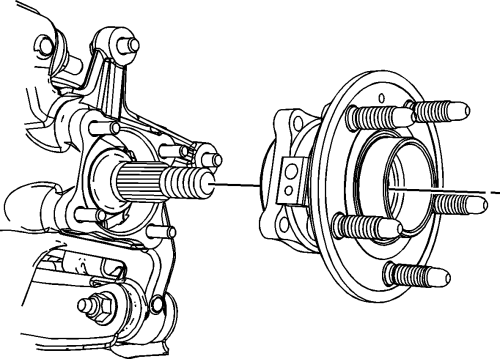Equinox 2005-2007, Torrent 2006-07 Wheel Bearings Repair Guide Adjustment Removal and Installation