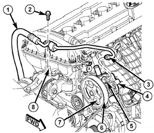 Avenger 2008 Removal & Installation Repair Guide 2.4L Engine 2.7L Engine