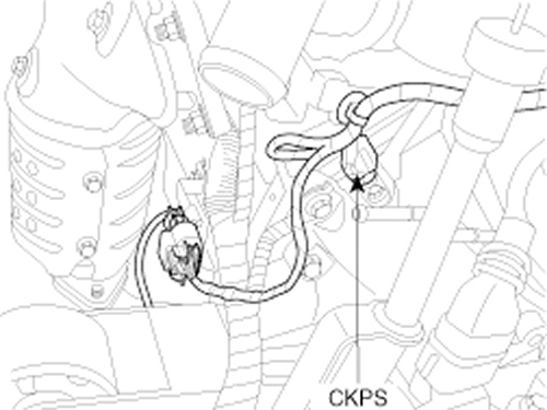 Hyundai Carss 2006-2008 Crankshaft Position Sensor Repair Guide