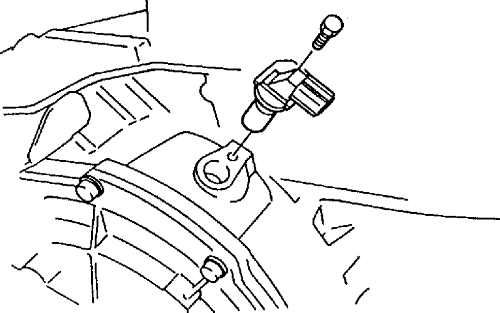 Mazda 626 1999-2001 Turbine Speed Sensor Repair Guide Operation Removal and Installation